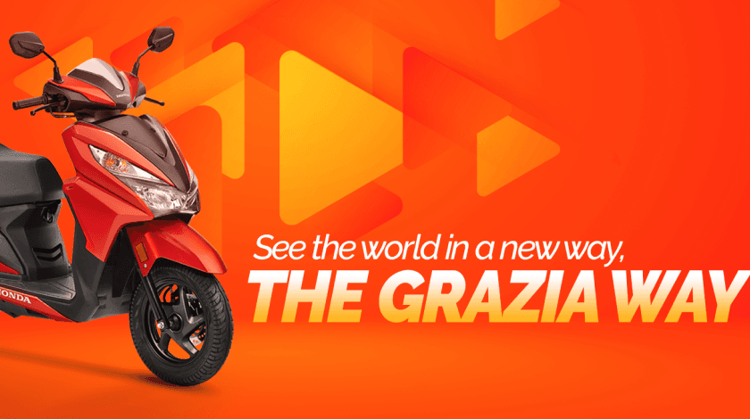 Honda grazia discount new model scooty